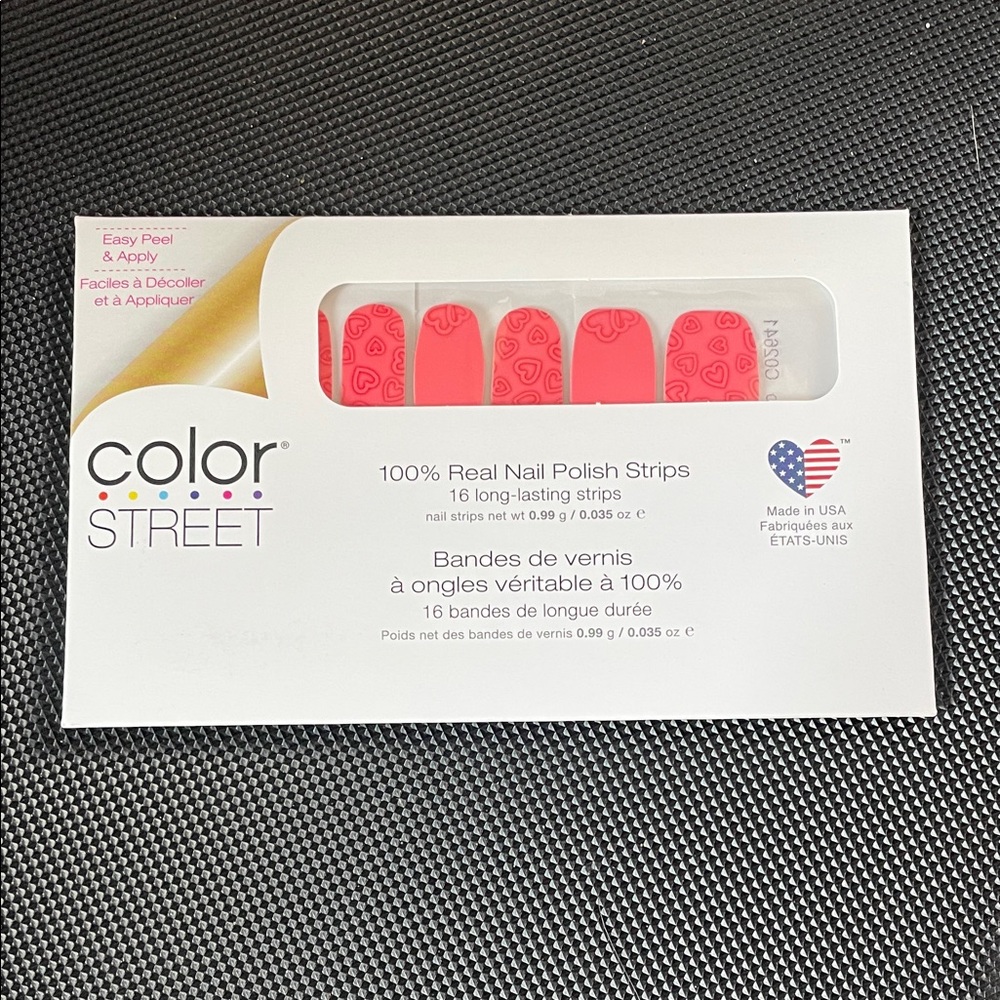 Color Street Pink Nail Polish Strips